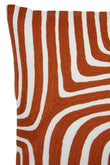 Bosie Ozella Rust And White Cushion