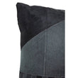 Bosie Safira Black And Grey Hair on Leather Cushion