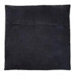 Bosie Safira Black Hair on Leather Patchwork Cushion