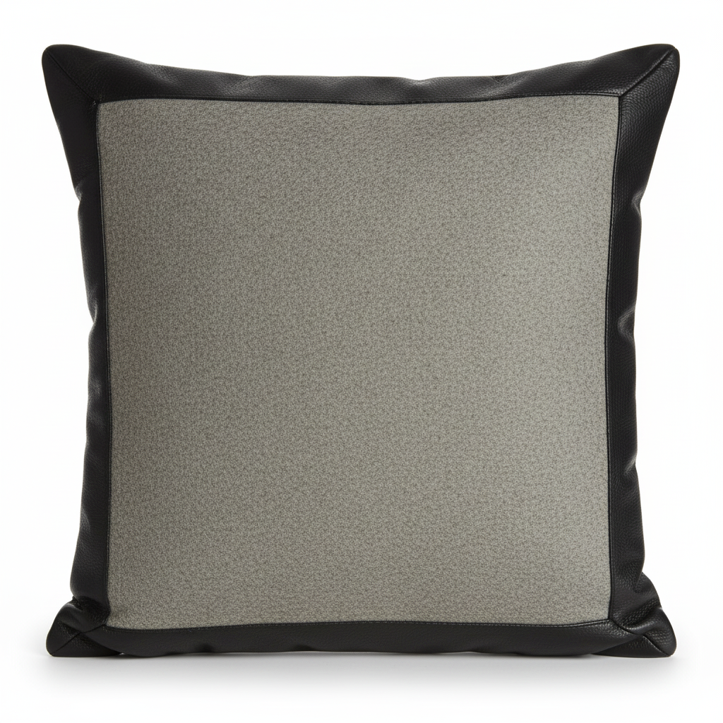 Bosie Hampstead Grey And Black Cushion.