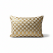 Bosie Kensington Townhouse Cream And Gold Check Cushion