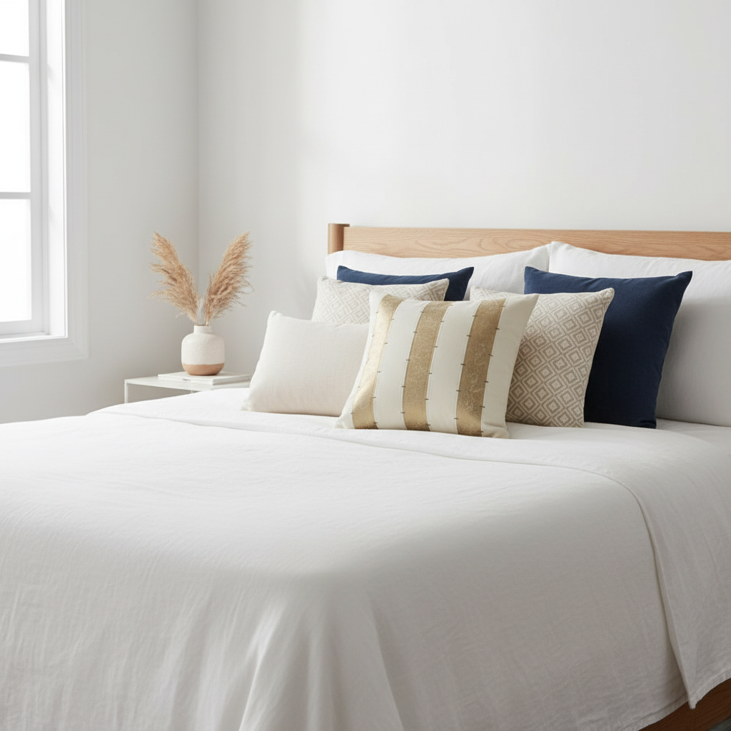 Bosie Kensington Townhouse Multi Gold Panel Cushion