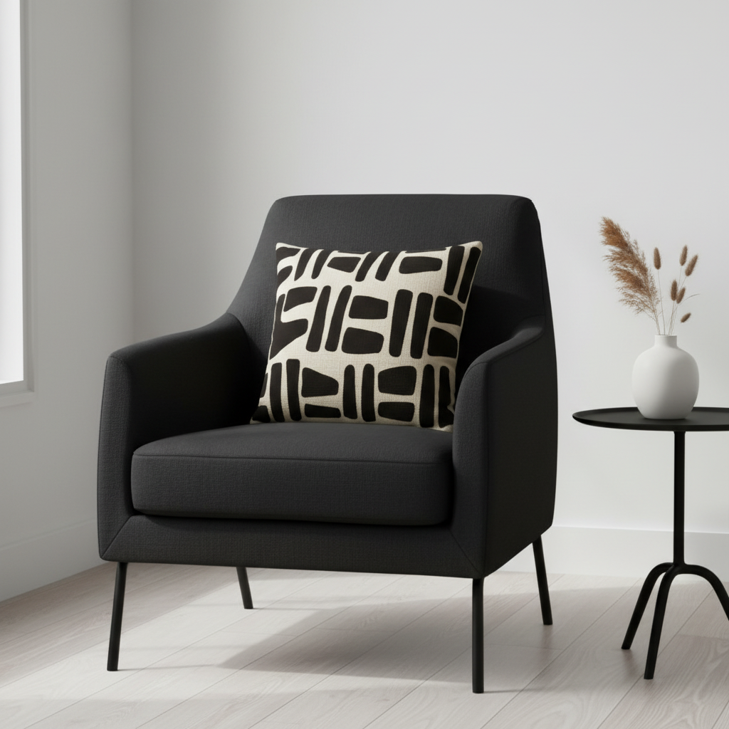 Bosie Ozella Natural And Black Cushion