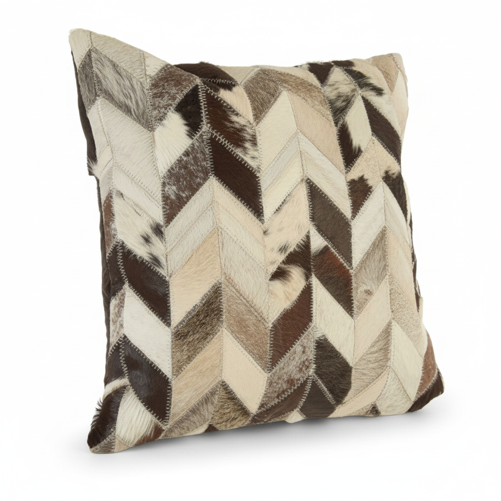 Bosie Safira Black And White Patchwork Cushion Cover