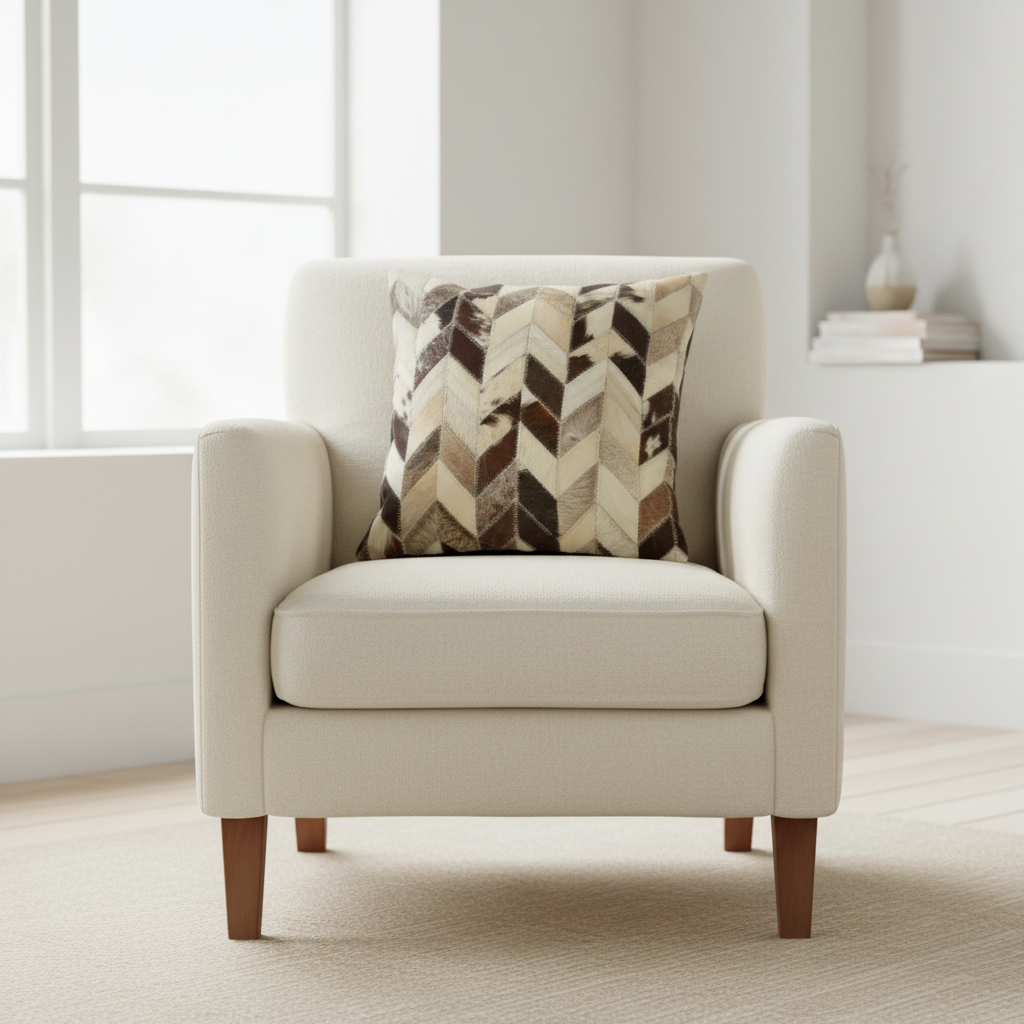 Bosie Safira Black And White Patchwork Cushion Cover