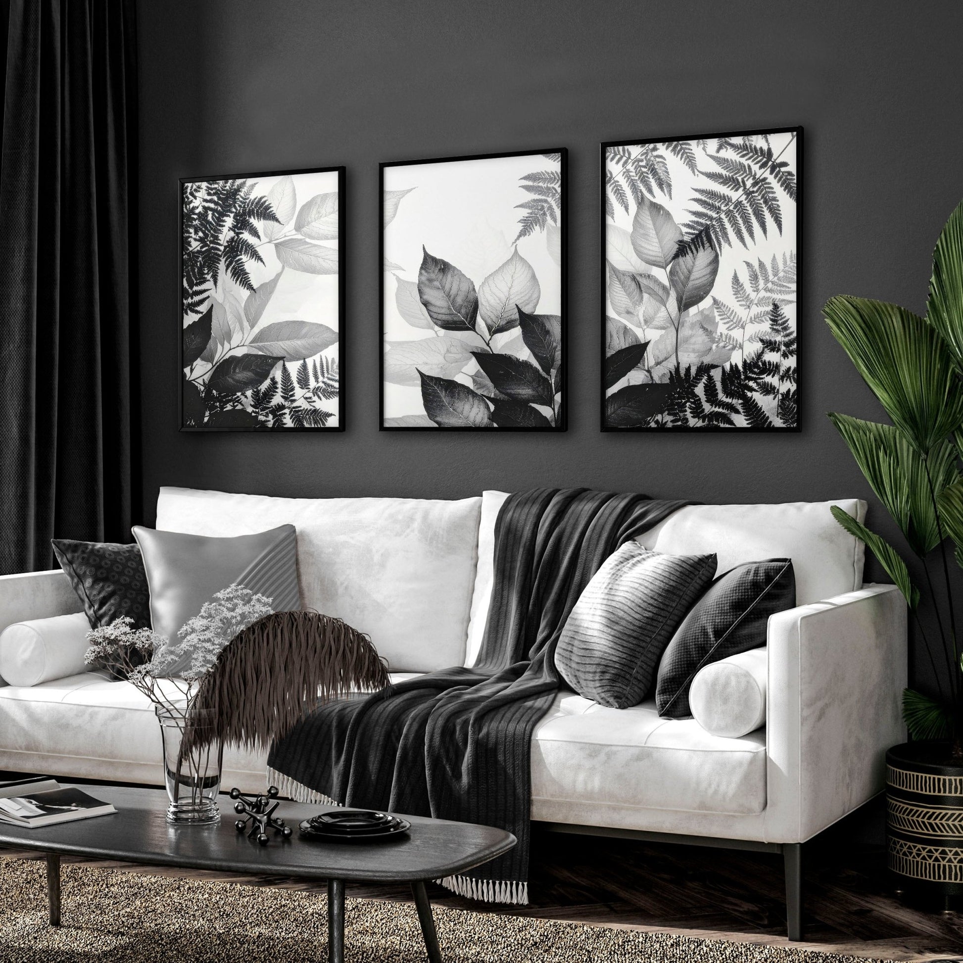 Botanical Wall Art | Set of 3 Botanical Wall art Prints