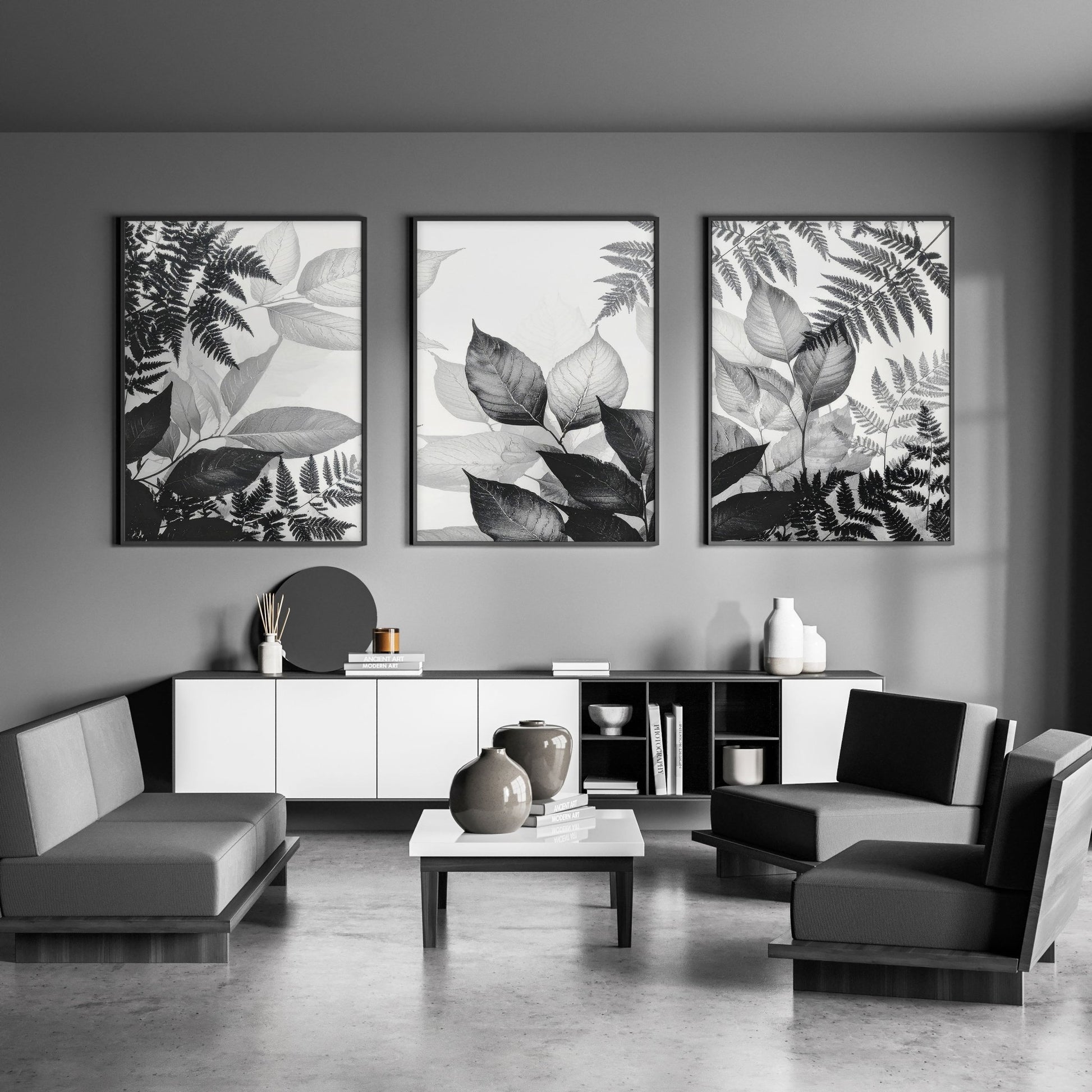 Botanical Wall Art | Set of 3 Botanical Wall art Prints