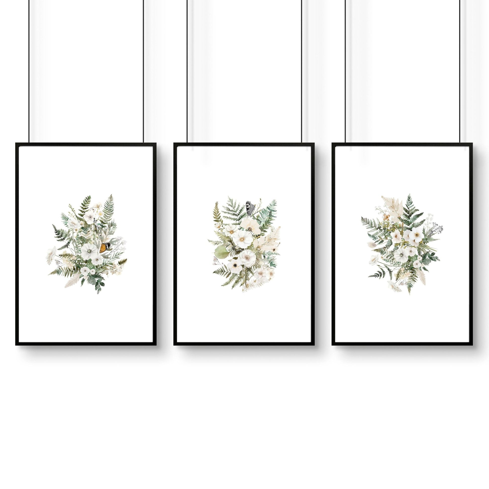 Botanicals Posters | Set of 3 wall art prints