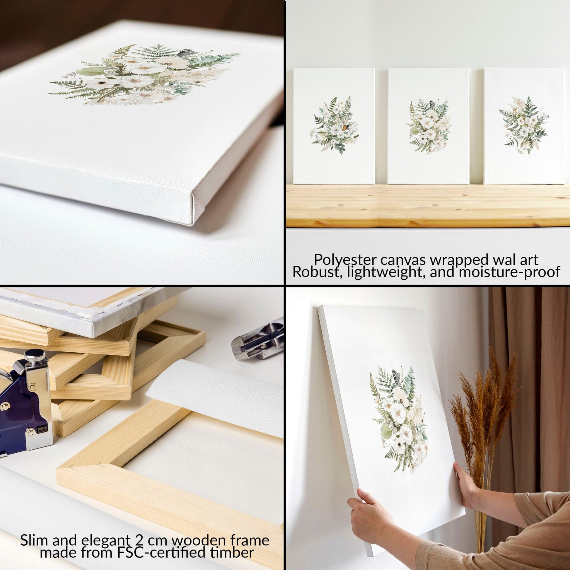 Botanicals Posters | Set of 3 wall art prints