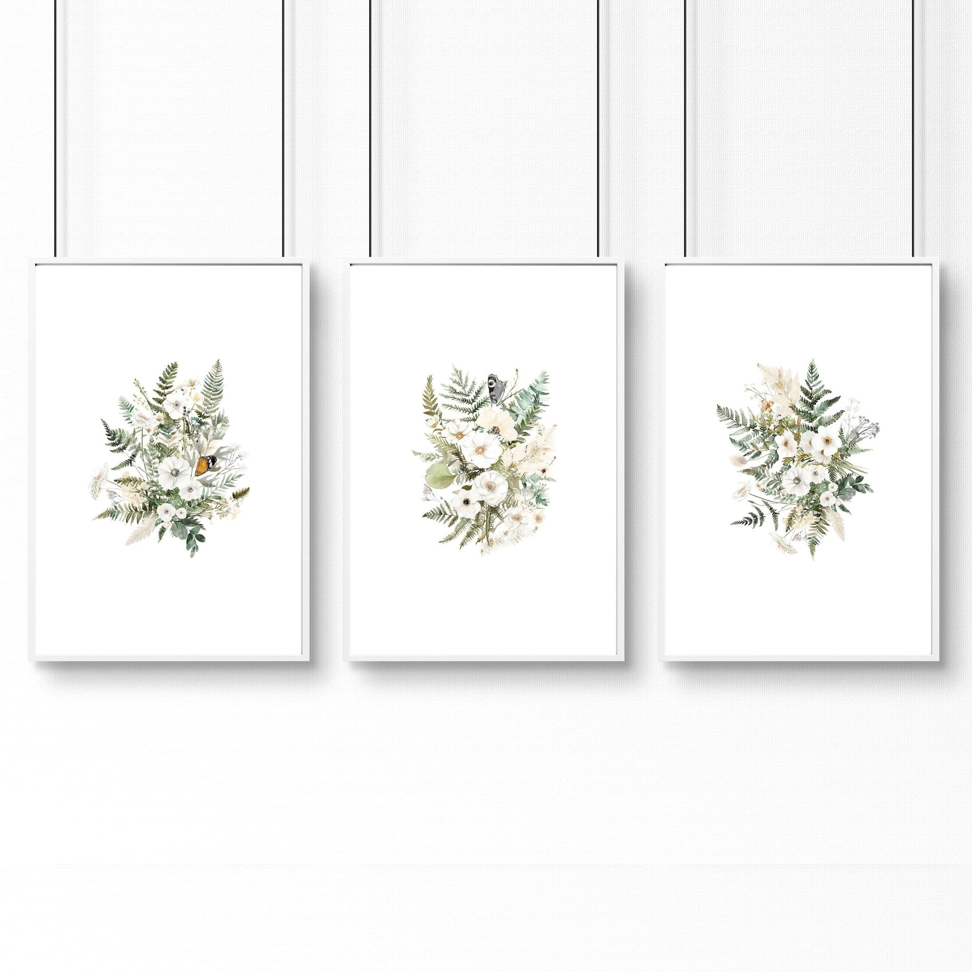 Botanicals Posters | Set of 3 wall art prints