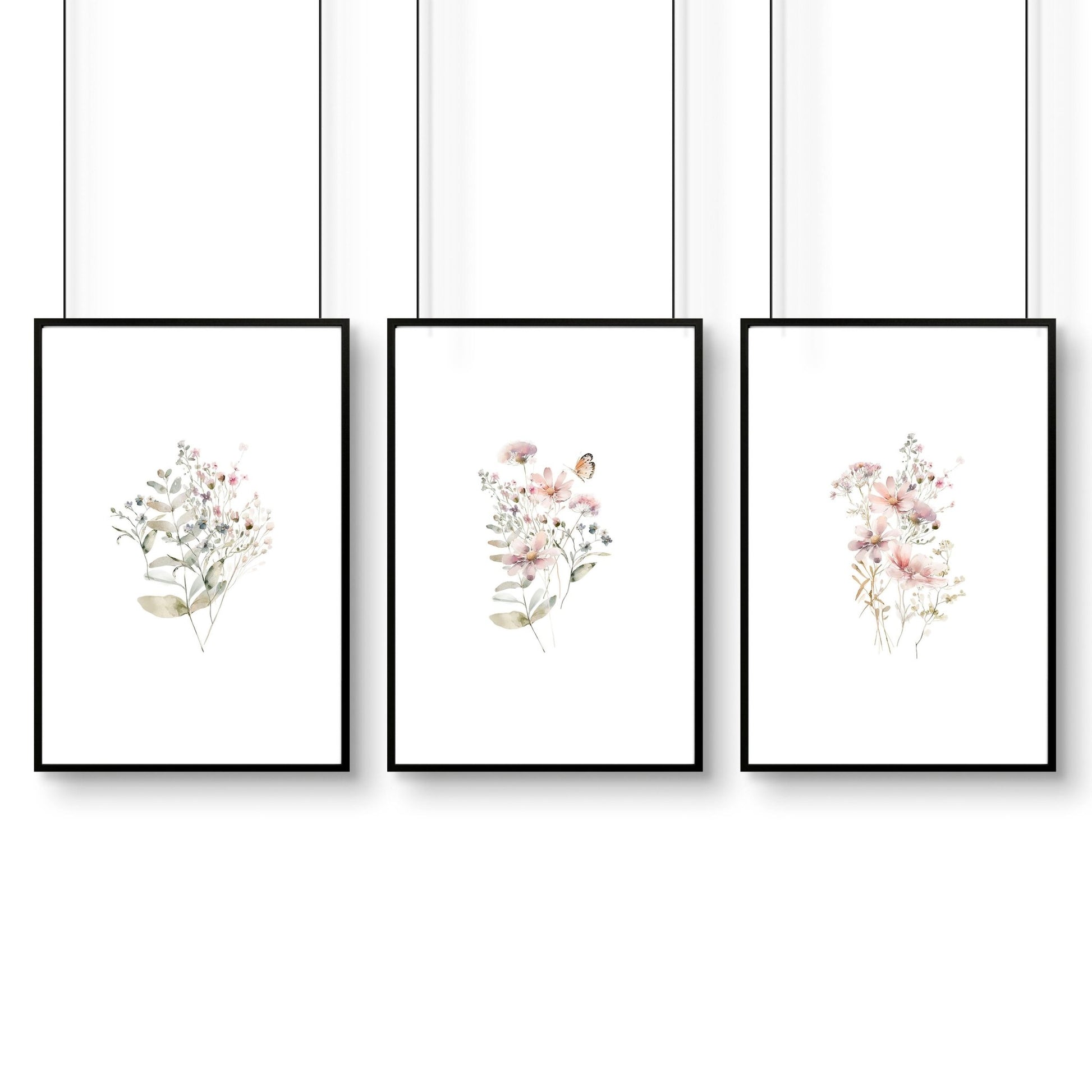 Botanicals Wal Art | Set of 3 wall art prints