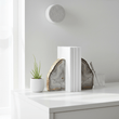 Bowerbird Agata Grey And Gold Bookends