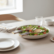 Bowerbird Agata Grey And Gold Serving Set