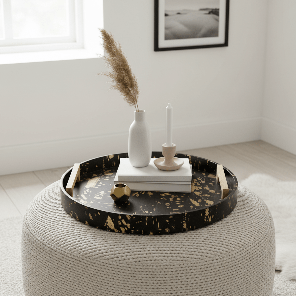 Bowerbird Cowhide Tray