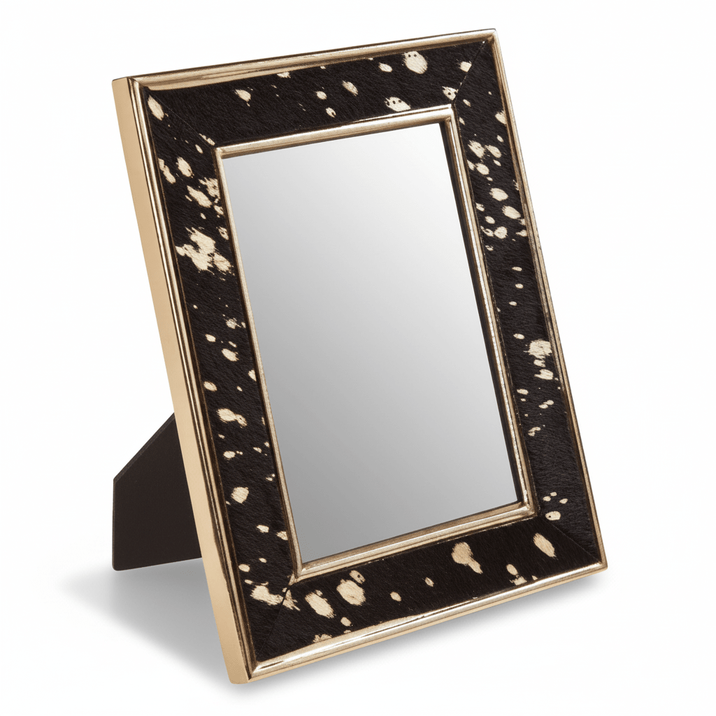 Bowerbird Large Cowhide 5In X 7In Photo Frame