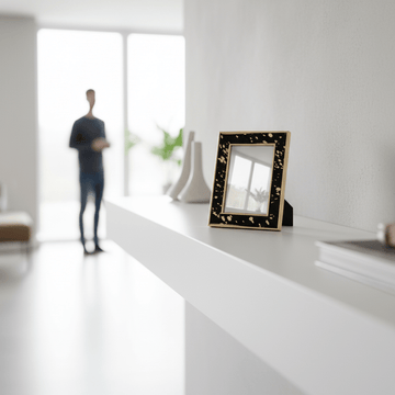 Bowerbird Large Cowhide 5In X 7In Photo Frame