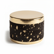 Bowerbird Large Gold And Black Trinket Box