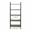 Bradbury Five Tier Dark Oak Veneer Ladder Shelf Unit