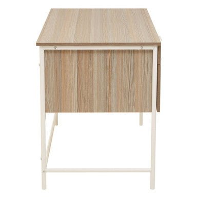 Bradbury Light Oak Veneer Desk With Drawers