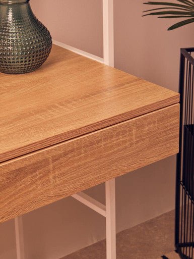 Bradbury Natural Oak Veneer Effect Desk