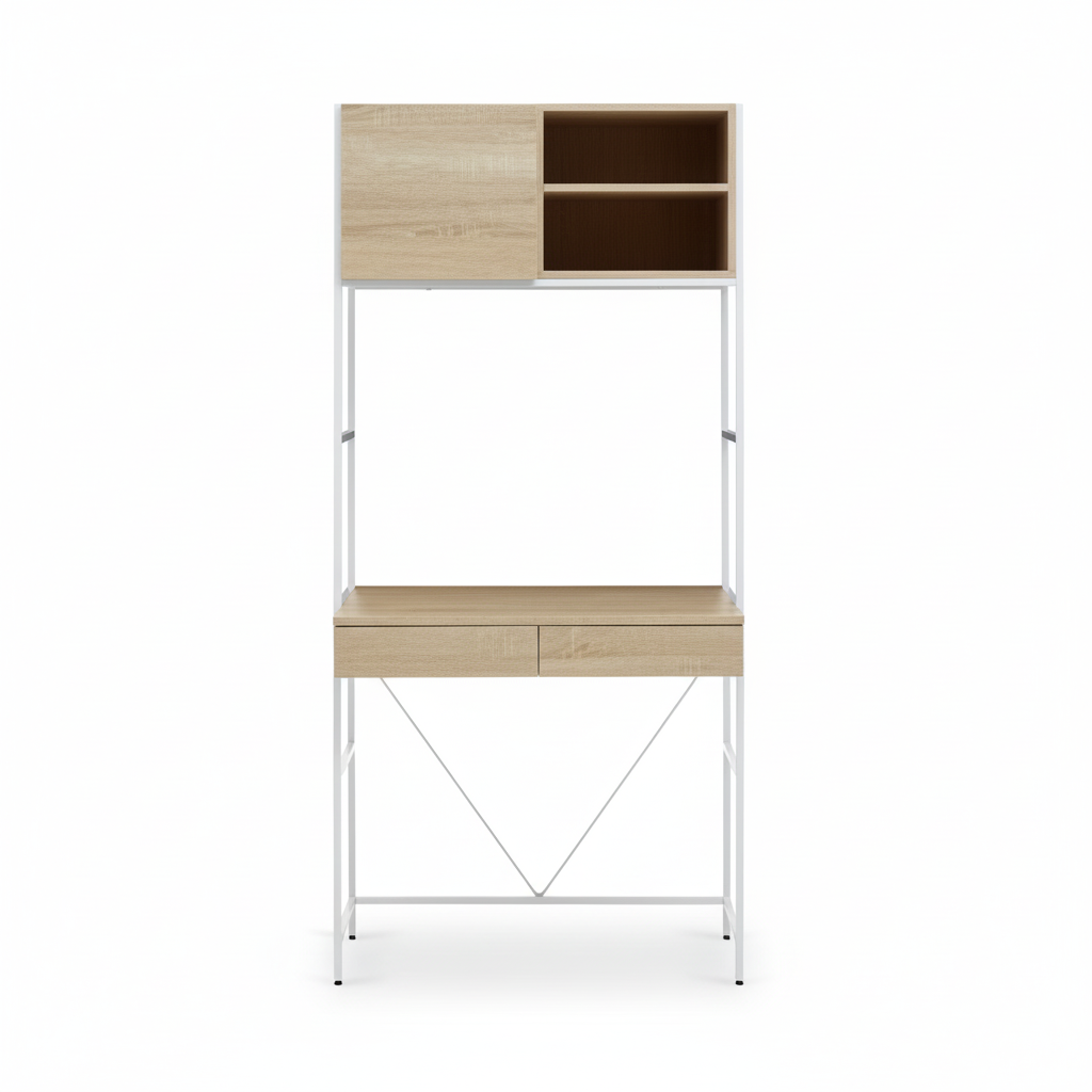 Bradbury Natural Oak Veneer Effect Desk