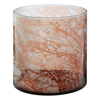 Branch Medium Glass Hurricane Candle Holder