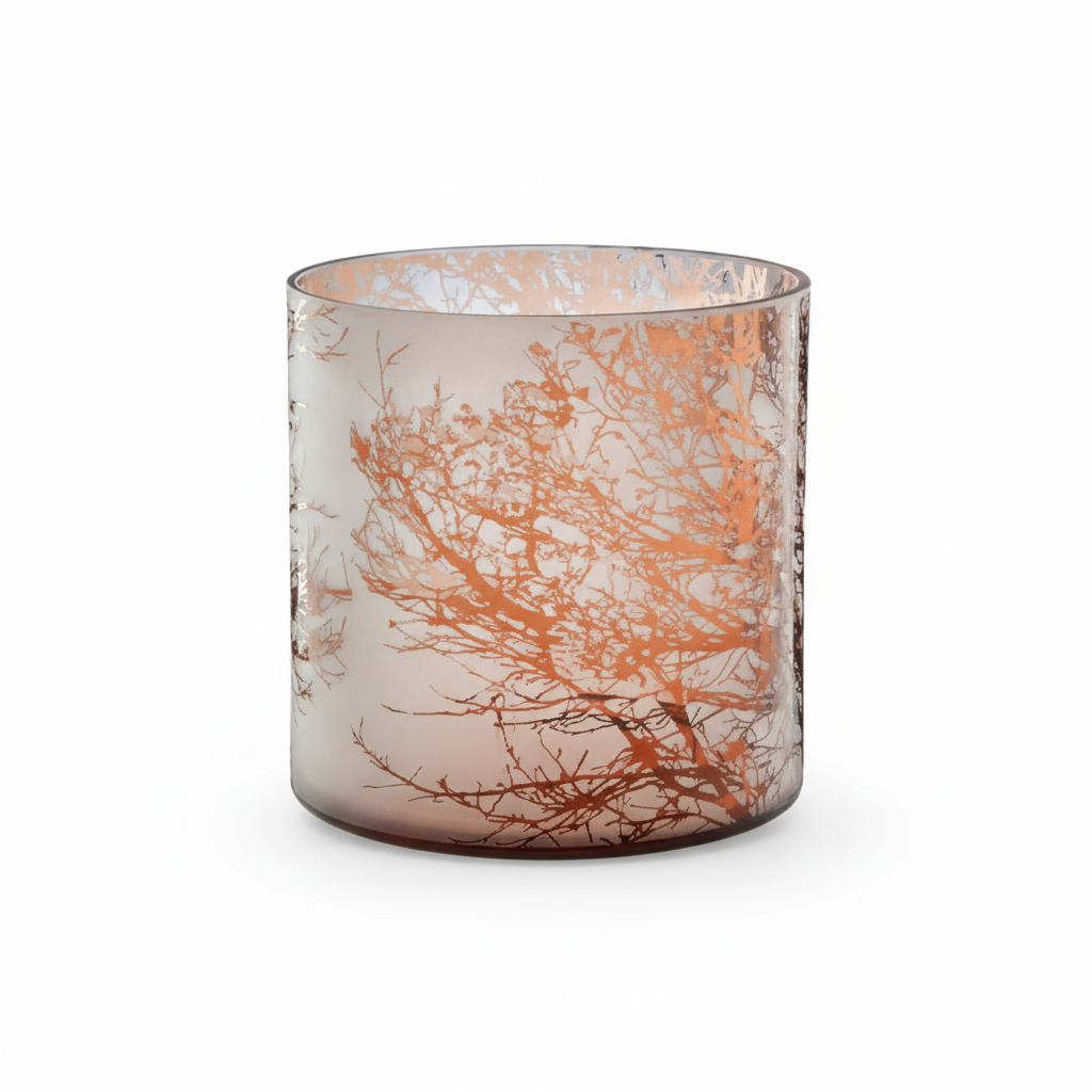 Branch Large Glass Hurricane Candle Holder