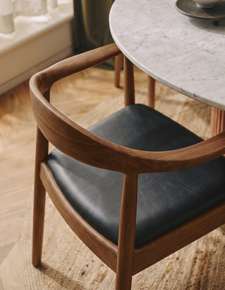 Classical Kennedy Dining Chair, Dark Oak