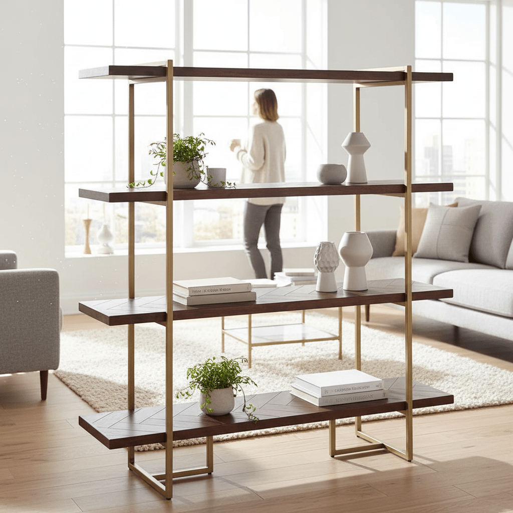 Brando Four Tier Shelving Unit
