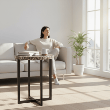 Branna Round Side Table