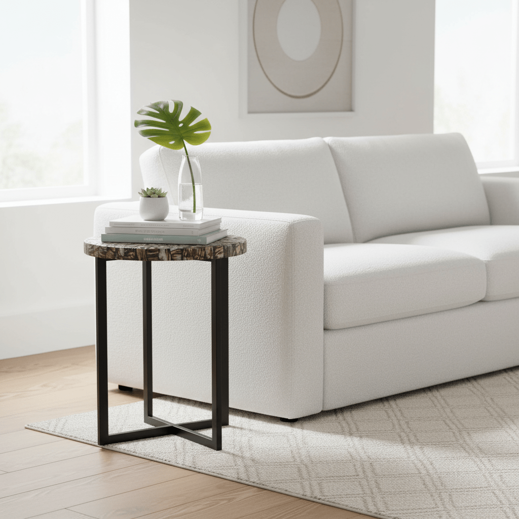 Branna Round Side Table