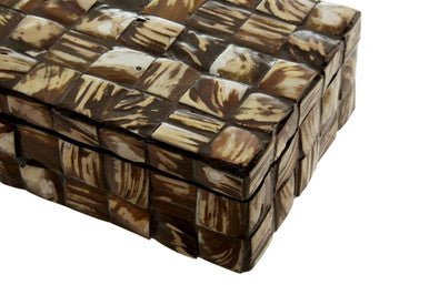 Branna Small Natural Shell Detail Box