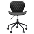 Brent Black Armless Home Office Chair