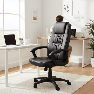 Brent Black Home Office Chair