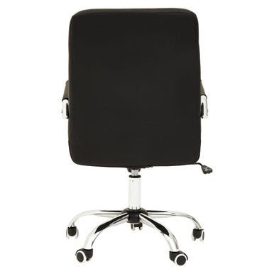 Brent Black Tufted Home office Chair