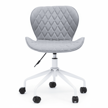 Brent Grey And White Home Office Chair