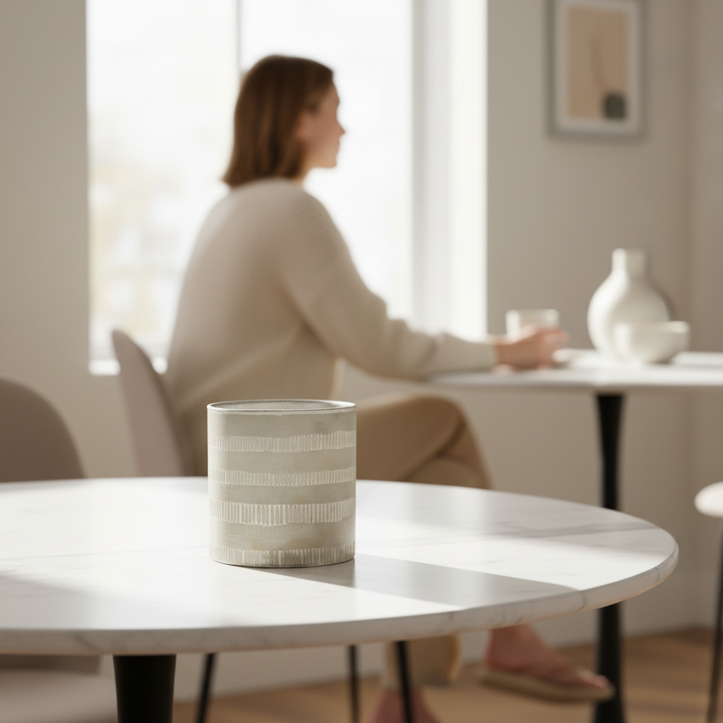 Briella Small Glass Candle Holder