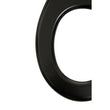 Brooks Black Panel Effect Toilet Seat