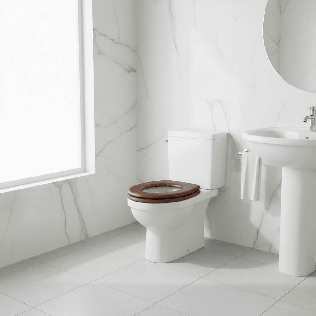 Brooks Dark Oak Toilet Seat