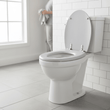 Brooks Grey Panel Effect Toilet Seat