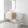 Brooks Grey Panel Effect Toilet Seat