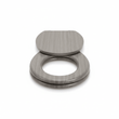 Brooks Grey Wood Toilet Seat