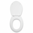 Brooks Matte White Toilet Seat