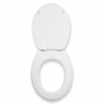 Brooks Matte White Toilet Seat