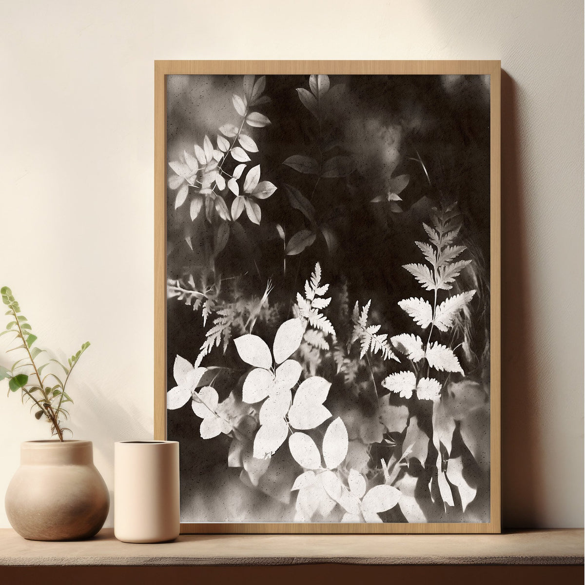 Brown Painting Botanical Wild Botanicals Dark Tonal wall art — piece 3 of 3 in the set
