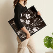 Brown Painting Botanical Wild Botanicals Dark Tonal wall art displayed on a wall in a styled room