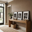 Brown Wall Art Rustic Botanical Wildflowers & Blossom Tree wall art displayed on a wall in a styled room — view 10