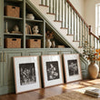 Brown Wall Art Rustic Botanical Wildflowers & Blossom Tree wall art displayed on a wall in a styled room — view 2