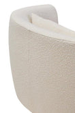 Bruge Textured Cream Curved Chair