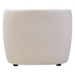 Bruge Textured Cream Curved Chair